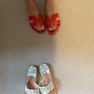 Tuckernuck French Sole H sandals size 7